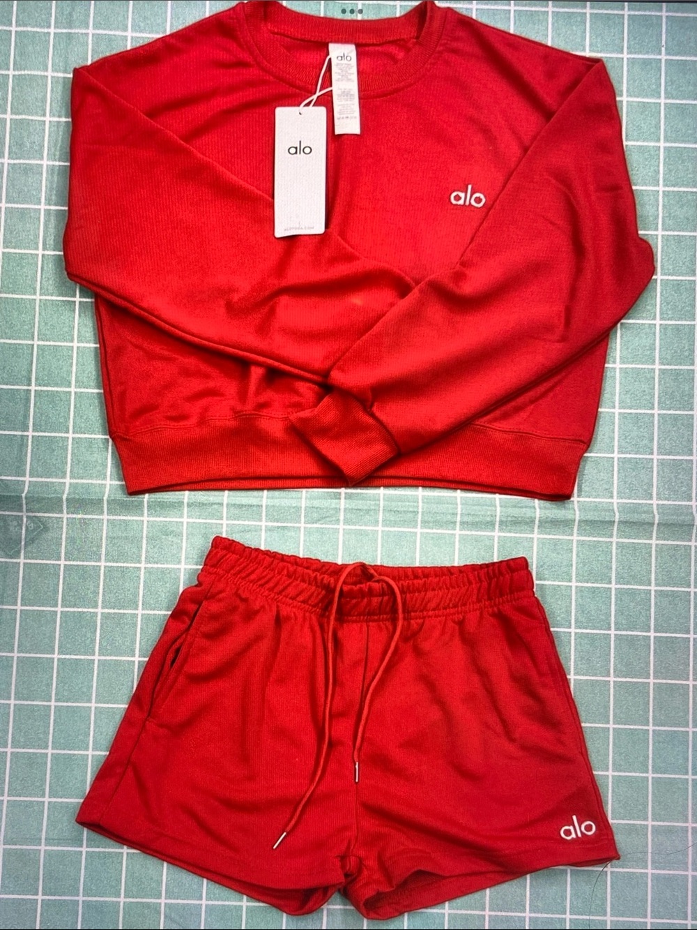 ALO Yoga Red Women's Tank Top